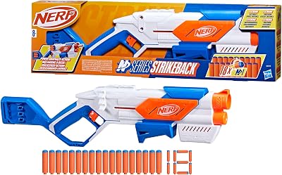 Nerf N Series Strikeback Blaster Snapback Action 6-Dart Clip 18 Darts