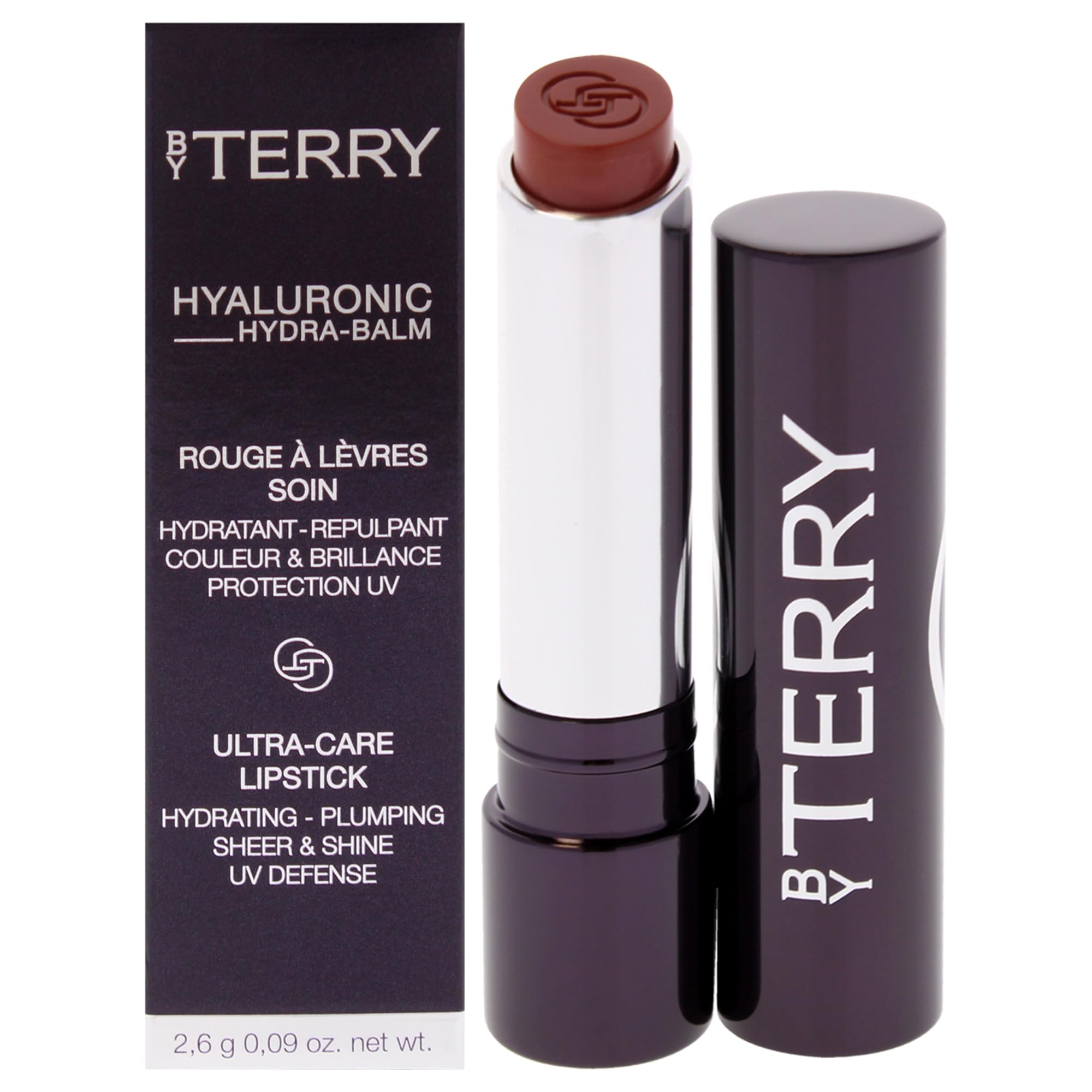 By Terry Hyaluronic Hydra-Balm | Hydrating Lipstick | For Soft, Plump Lips | UV Defense | Vegan | #5 Secret Kiss