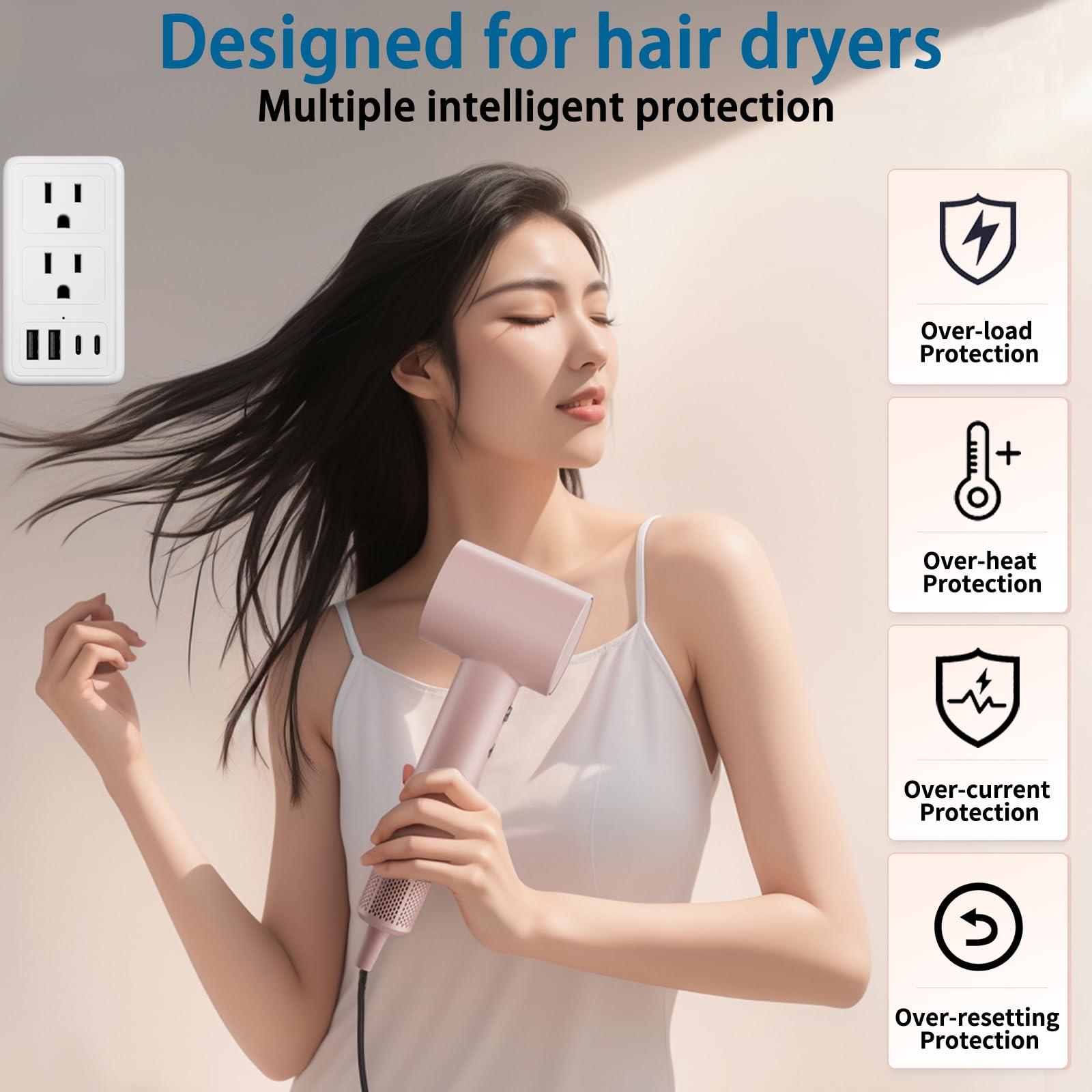 Condition photo showing New/Like New for 2000w 220v to 110v voltage converter us to europe for hair dryer, converter for european travel, int