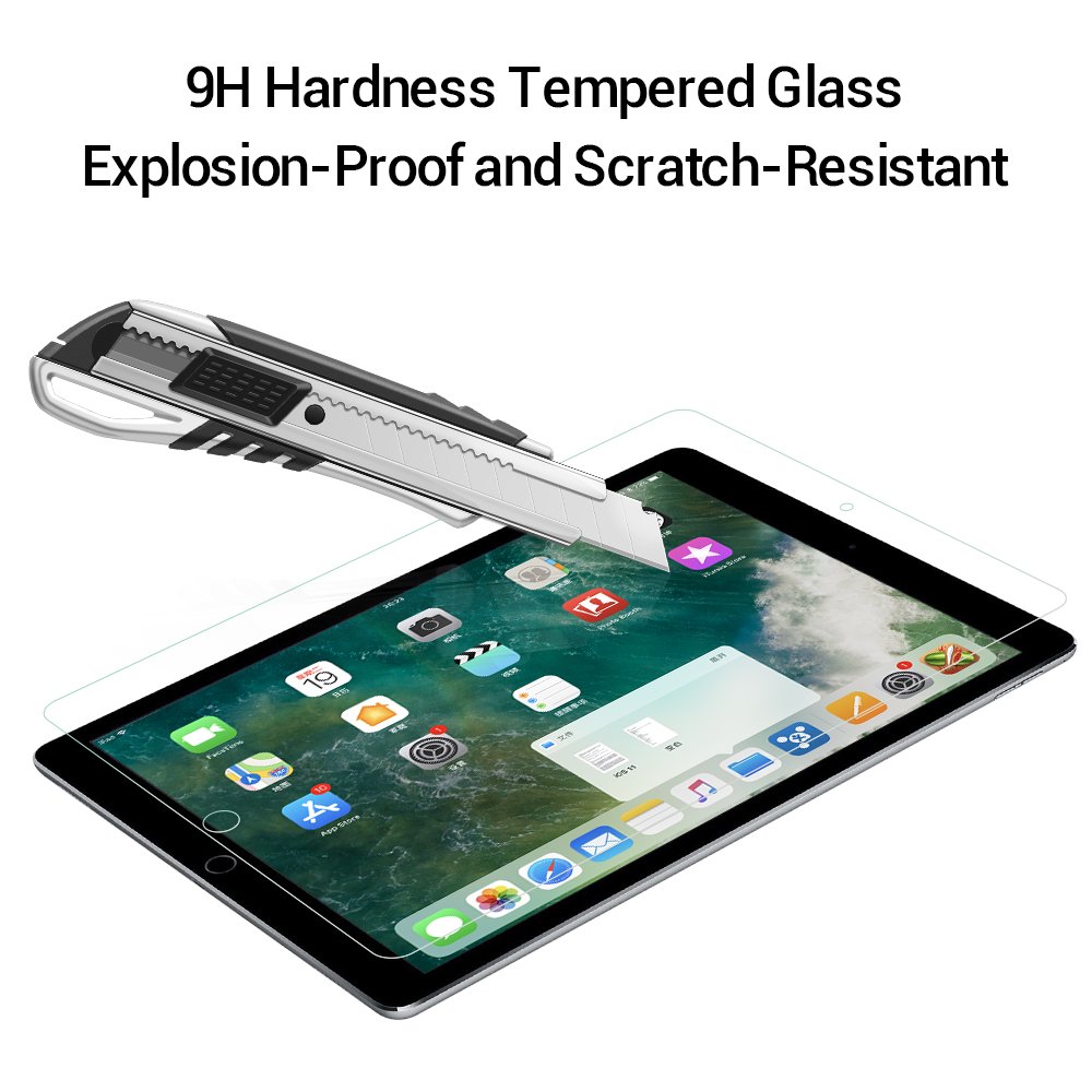 iPad Mini 4 Glass Screen Protector, WengTech 9H Hardness Scratch-Resistant Anti-Fingerprint Tempered Glass Screen Protector for iPad Mini 4