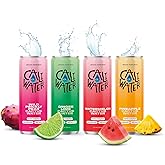 Caliwater Organic Cactus Water with Rare Antioxidants + Electrolytes for Hydration and Recovery, Plant-Based, Non-GMO, Non-Carbonated, Variety Pack, Ginger Lime & Wild Prickly Pear & Watermelon & Pineapple, 12 fl oz Cans (Pack of 4)