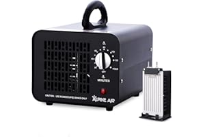 ALPINE AIR Alpine 70W 45,000 mg/h Ozone Generator Air Ionizer Ozone Odor Eliminator for Home and Kitchen, Commercial Ozone Machine Odor Removal Air Purifier for Office, Cars, & Rooms