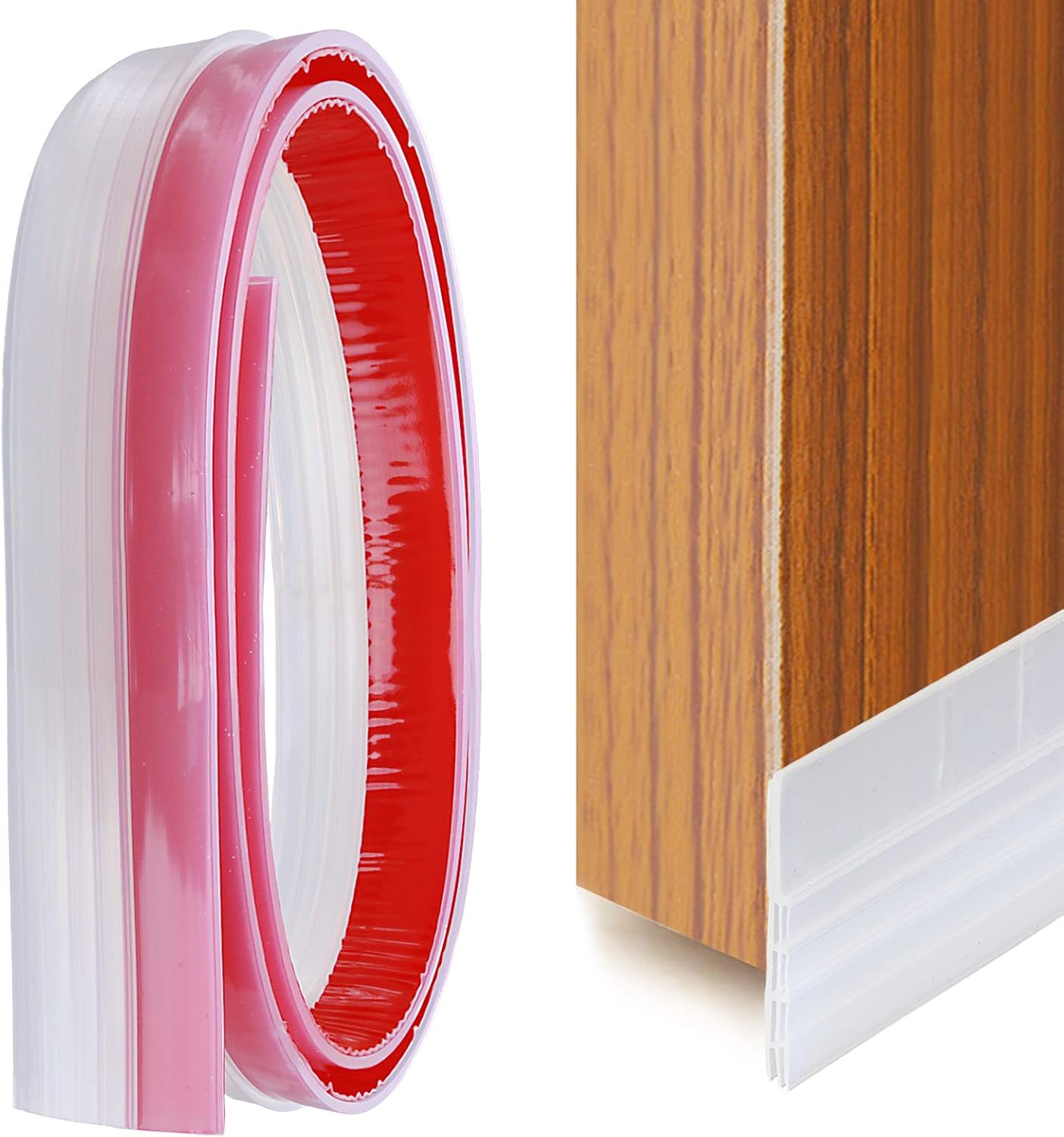 YOUSHARES Draught Excluder for Bottom of Door, Weather Stripping Door Draft Excluder Self YOUSHARES Draught Excluder for Bottom of Door, Weather Stripping Door Draft Excluder Self