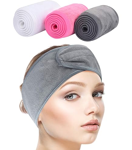 Amazon.com : Lemecima 30 Pack Black Spa Headband Bulk  display picture 3
