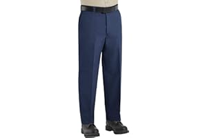 Red Kap Men's Wrinkle-Free Regular Fit Twill Blend Work Pants
