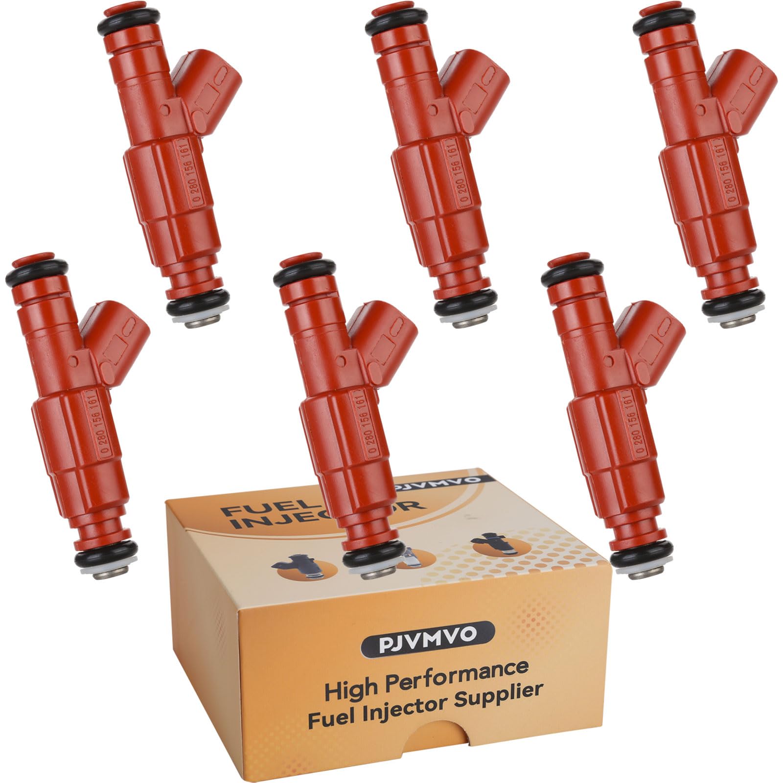 Photo 1 of 0280156161 OE 6Cyl 3.8L & 4.0L Fuel Injectors,Compatible with/Jeep 4.0 Wrangler Cherokee Grand 1999-2004,Compatible with/Ford 3.8 Mustang Windstar 1999-2004,|12 Holes| |Set of 6|