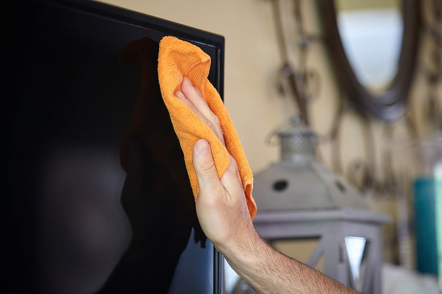 S&T INC. Microfiber Cleaning Cloths, Reusable and Lint-Free Towels for Home, Kitchen and Auto, 50 Pack, Assorted: Automotive