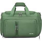 MILADA Underseat Carry On Luggage Bags for Travel Lightweight Foldable Carry On Bags for Airplanes Small Duffle Bag for Men Women TSA Approved Underseat Bag Travel Tote Bags, Forest Green