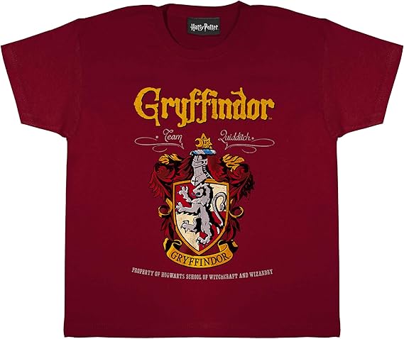 Harry Potter Cresta de Hogwarts Niños de Manga Corta raglán ...