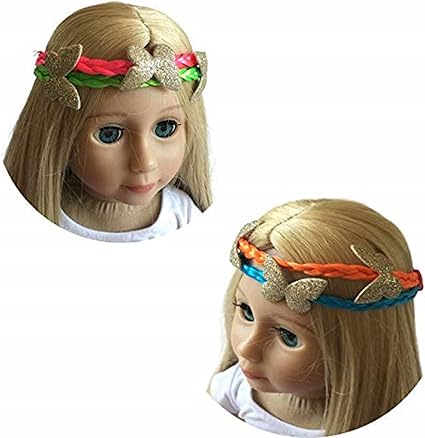 18 doll headbands