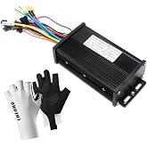 CHENHO Electric Bike Controller 36V/48V/64V 30A 750W/1000W | JN Sine Wave Brushless Motor Controller for Ebike Motors for UART No.2 Protocol with Hall-based Or Sensorless Aluminum