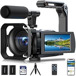 5K Video Camera Camcorder 56MP Wifi IR Night Vision