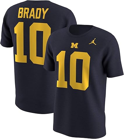michigan wolverines tom brady jersey