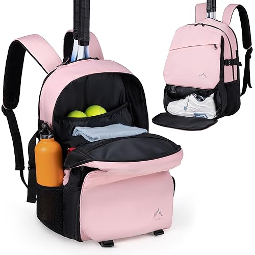Tennis Bag-Tennis Backpack for Women Men Rackets with Separate