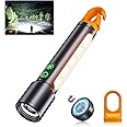 Flashlights High Lumens,990000 LM 5000mAh Super Bright Rechargeable LED Magnetic Flashlight with 9 Modes & Waterproof, Powerful Flashlight Adjustable, COB Stong Flashlights For Home,Hiking,Camping