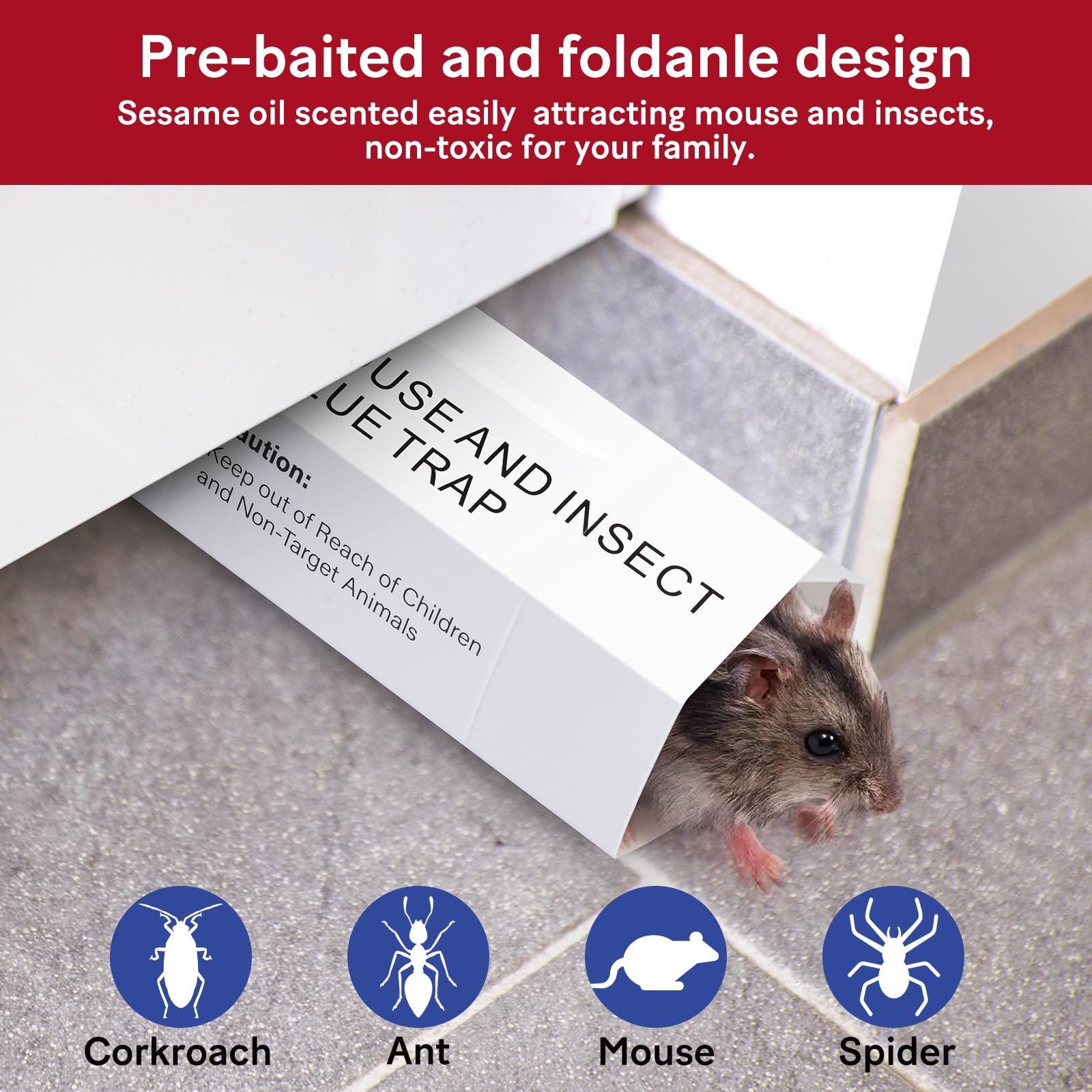 Photo 1 of Mouse & Insect Traps Indoor for Home,
