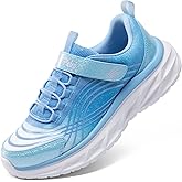 DREAM PAIRS Girls Shoes Sneakers Kids Tennis Shoes Sparkle ColorBurst Lightweight Running Casual Walking Shoes