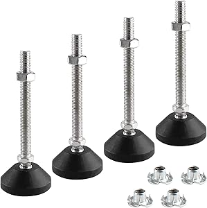 Lanzeuta 4pcs Swivel M10 Leveling Feet, 3.75