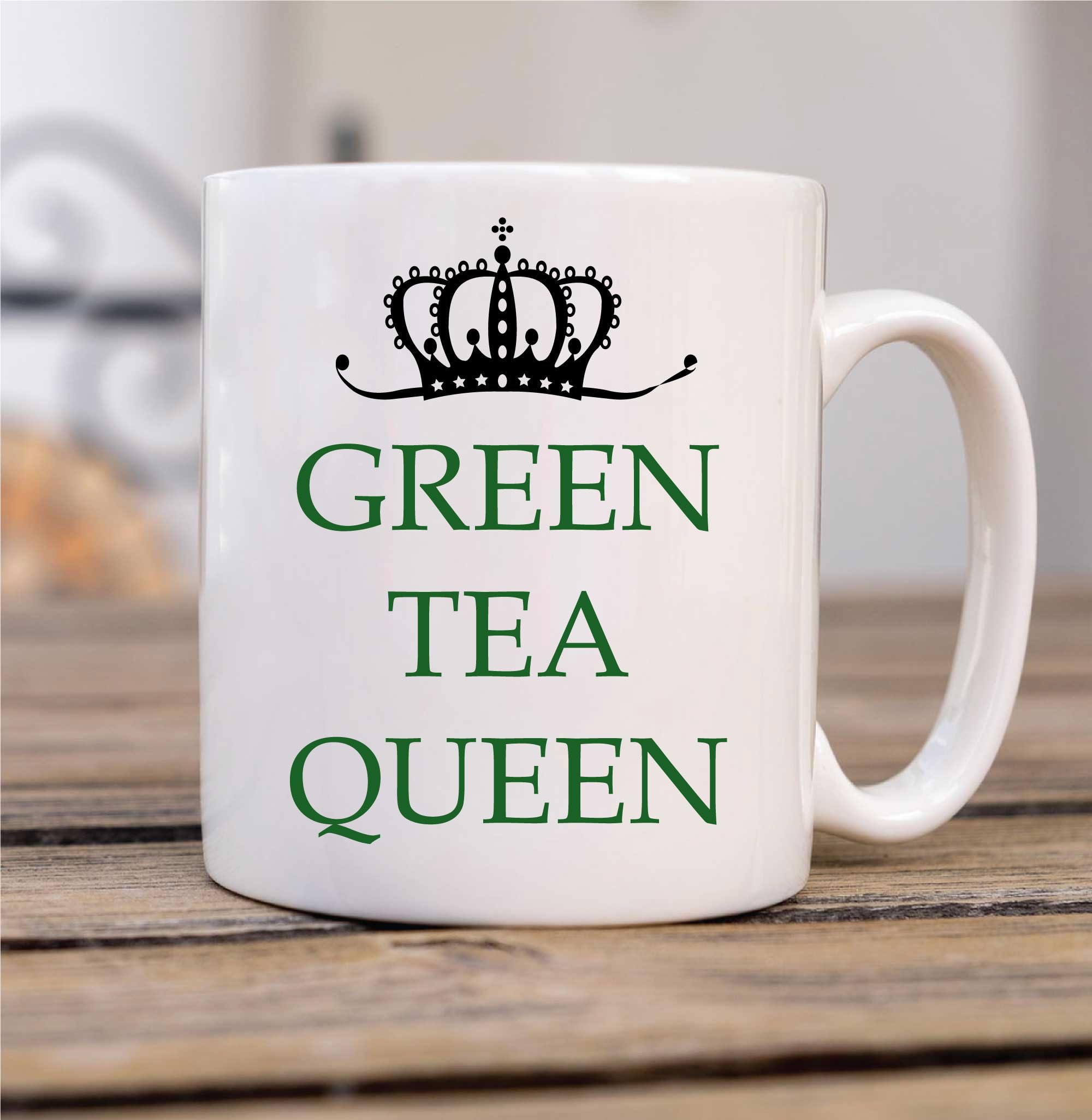 60 Second Makeover Limited Green Tea Queen Mug Novelty Gift Cup Ceramic Stocking Filler