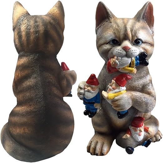 Statues Jardin Statue De Nain De Jardin Massacre De Chat Funny Knomes Sculpture Figurines Art Decor Nouveau Best Interieur Ou Exterieur Pour Patio Cour Pelouse Maison Ou De Porte Statues Jardin Statue De Nain De Jardin Massacre De Chat Funny Knomes Sculpture Figurines Art Decor Nouveau Best Interieur Ou Exterieur Pour Patio Cour Pelouse Maison Ou De Porte