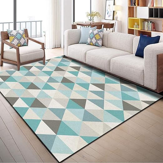 Alfombra Verde Agua Salon