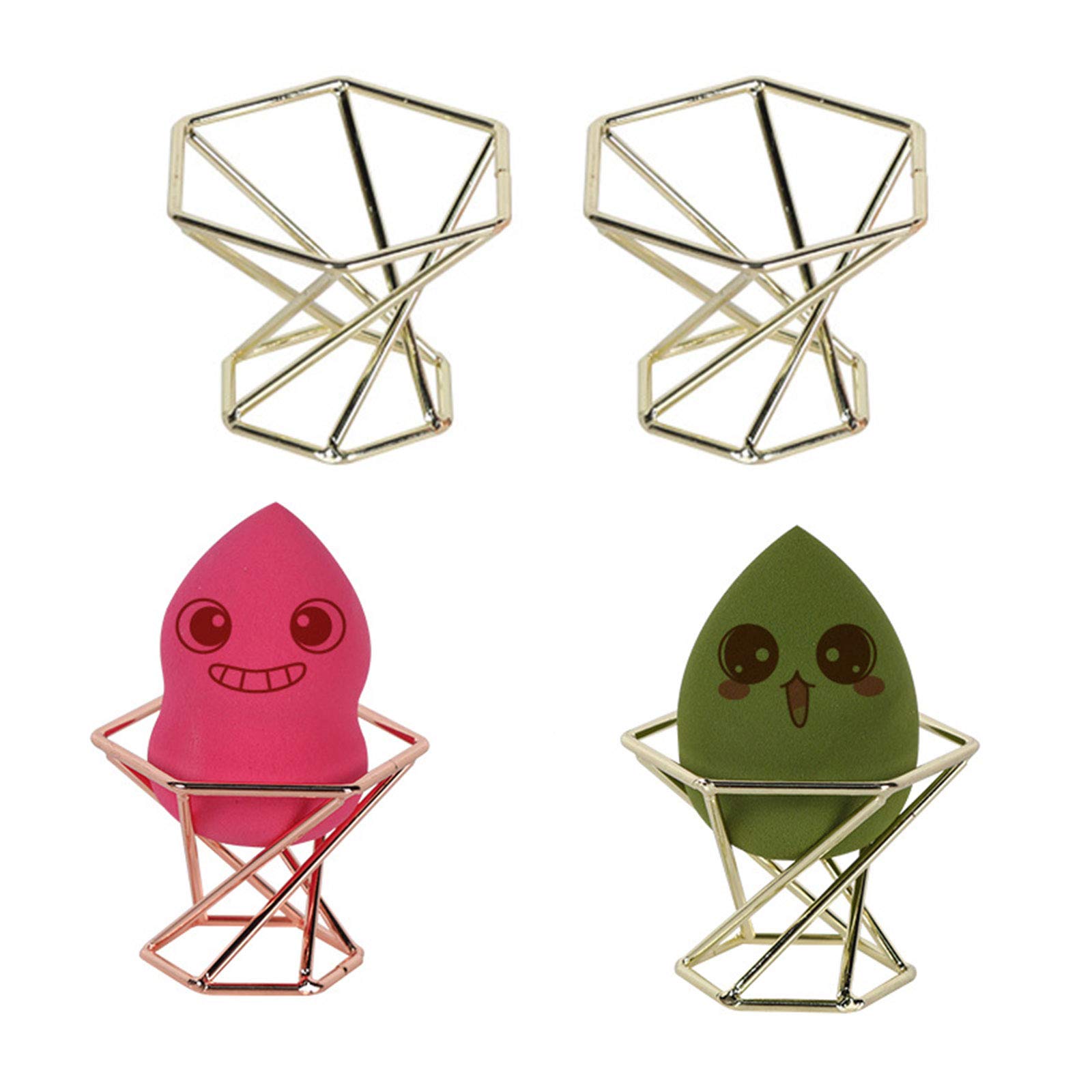 4 Pcs Makeup Sponge Holder, Makeup Blender Storage