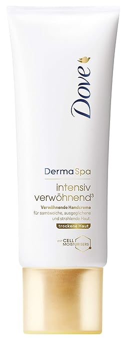 DOVE DermaSpa Intensiv Verwöhnend³ Handcreme, 3er Pack (3 x 75 ml)