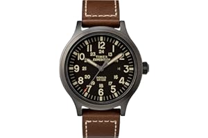 Timex Expedition Scout 40mm Men’s Analog Watch | Luminous Hands | Durable Comfortable Adjustable Strap | 24 Hour Time | Rugged Outdoor Watch | 50M Water Resistance