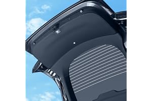 TOPABYTE Rear Trunk Tailgate Mat for Tesla Model Y Juniper 2025 2026 Leather Protective Pad Trunk Protector Mat All Weather Interior Door Liners for New Model Y Launch Series