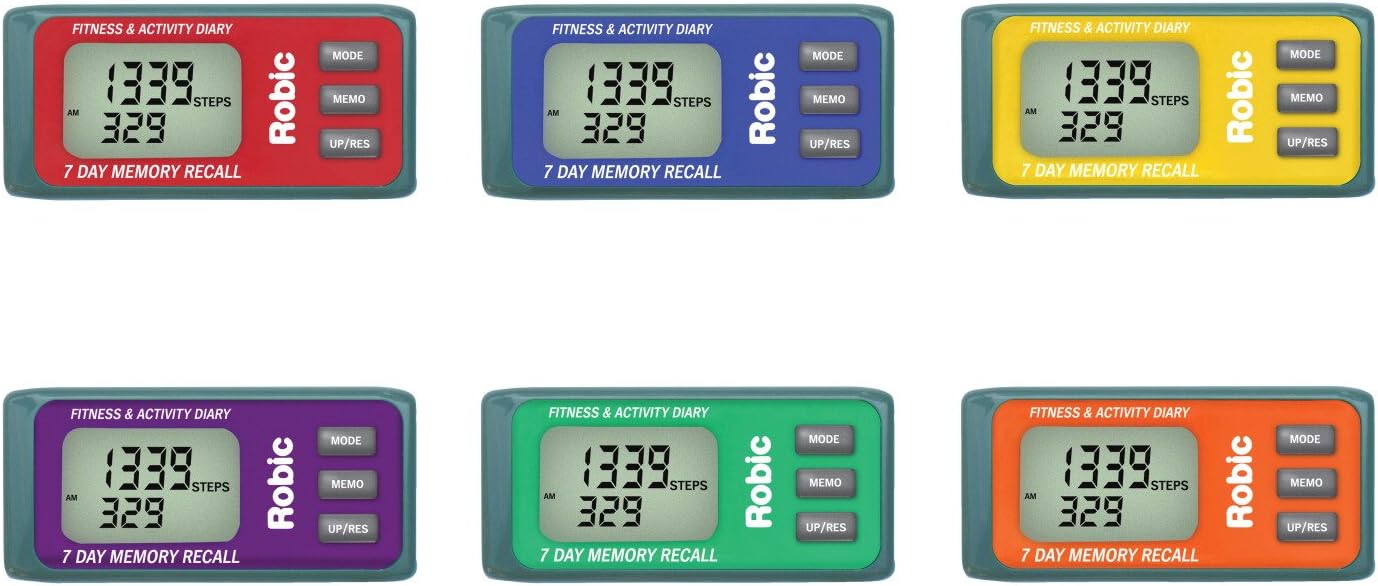 Robic M339 3D Motion Sensor Memory Pedometer