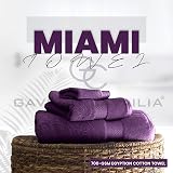 GC GAVENO CAVAILIA Fade Resistant Bath Towels 700 GSM Purple 4PK view 2