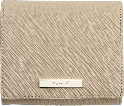 Amazon Agnes B Voyage Femme ウォレット 二つ折り 短財布 Qaw05 01 Beige 財布