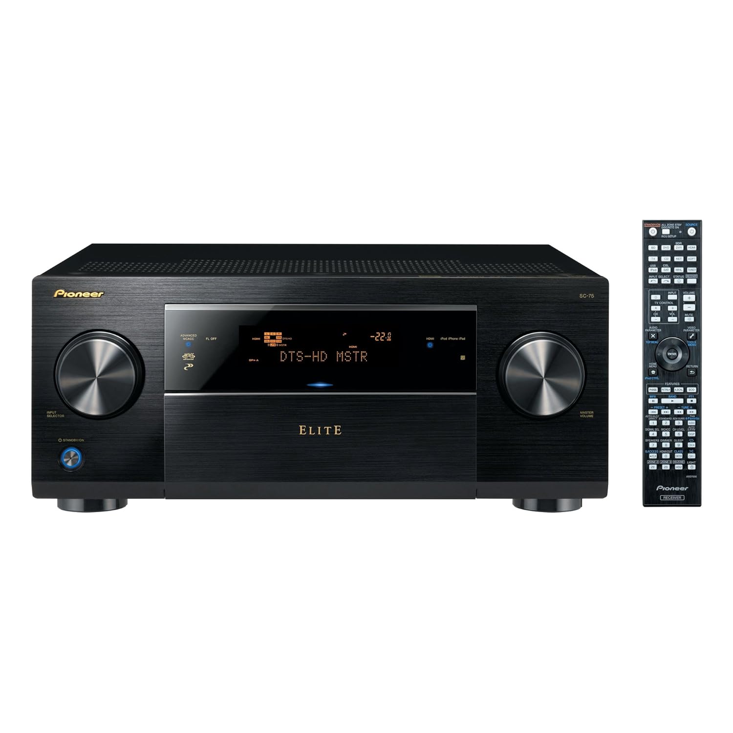 Amazon.com: Pioneer SC-75 9.2-Channel Network Ready, Class D3 Elite AV  Receiver (Discontinued by Manufacturer): Home Audio & Theater