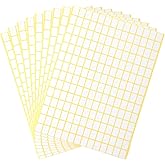 Yuomeaz 2940 Pcs Small Labels Stickers, 0.5 x 0.3 in Sticky Matte White Blank Labels, Removable Price Tags for Jars Boxes File Folders Envelopes Office Kitchen
