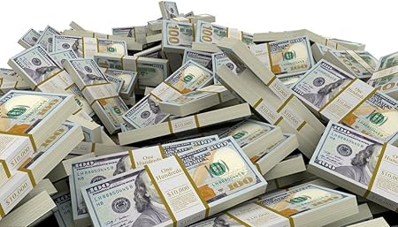 Amazon Ewibusa 1合計10 000ドルdollar Bills両面印刷pretend Play Money Real Moneyサイズgreat Propお金とのゲーム子供小道具ムービーmoneyマジック小道具 Fakeお金おもちゃmoney A ままごと ごっこ遊び おもちゃ