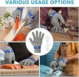 flintronic Cut Resistant Gloves A9 Level 9 Stainless Steel Mesh XL view 8