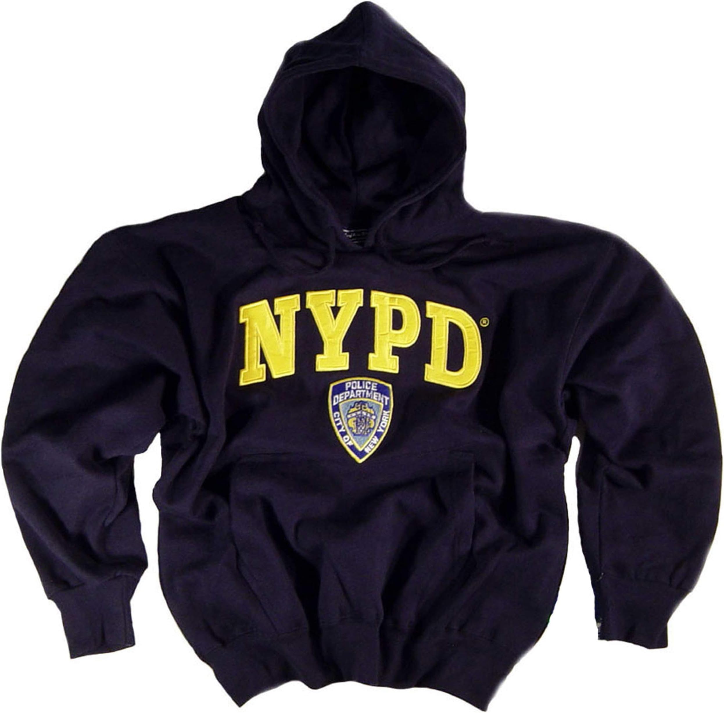 NYPD Hoodie Embroidered Sweat Shirt Officially Licensed by The New York City Police Department