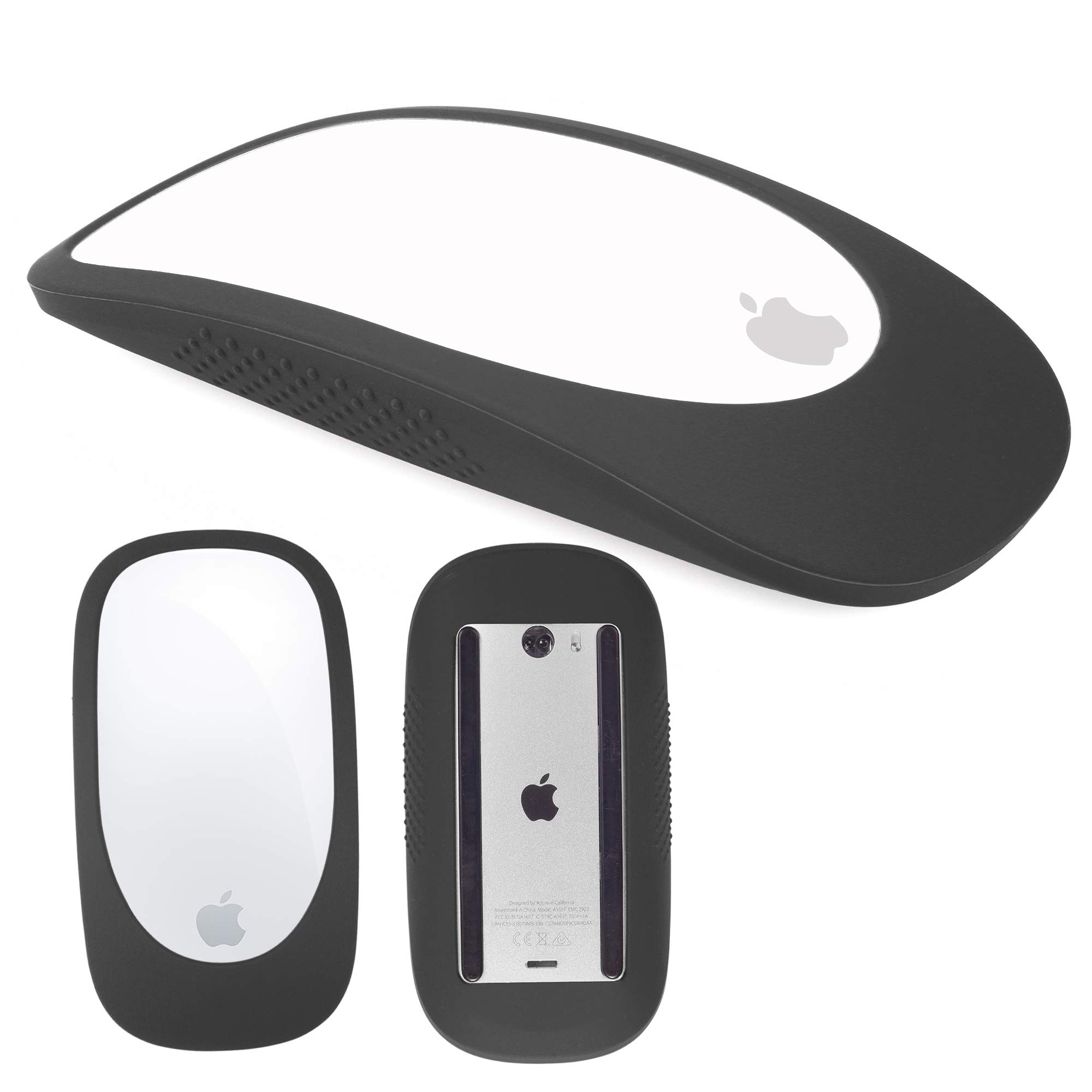 Photo 1 of N/T Silicone Case Cover Protective Skin for Magic Mouse 1/2 Silicone Case for Apple Magic iPad Mouse (Black)