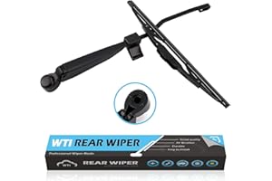 WTI Rear Wiper Arm Blade Set Compatible With Jeep Grand Cherokee 1998-2004 SUV Rear Windshield Window Wiper Kits Assembly New Replacement Accessories Parts Fit 5102882AA