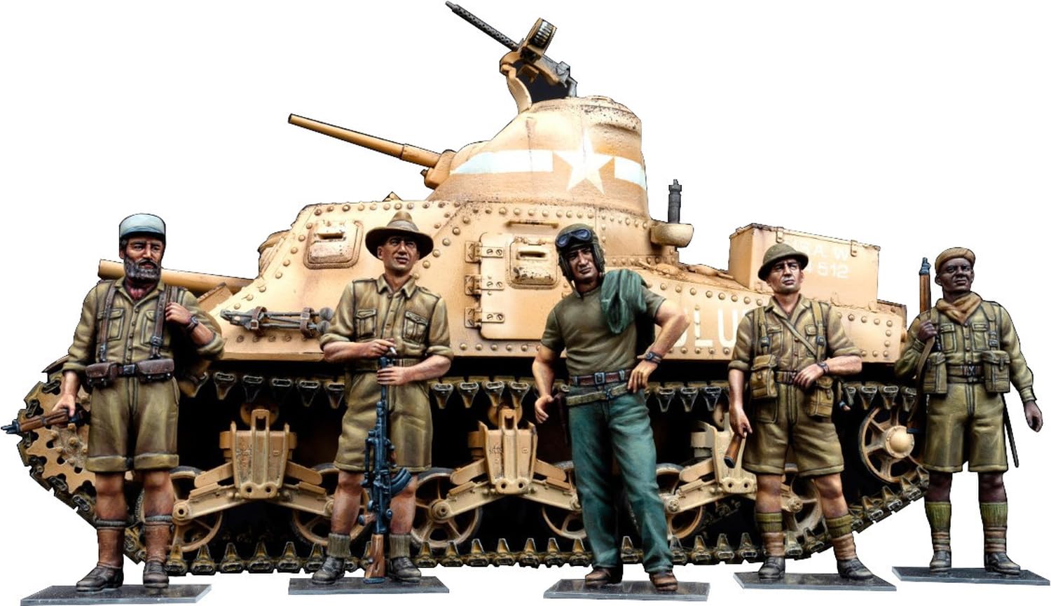 Miniart 1:35 - M3 Lee Mid Prod. Sahara w/Crew