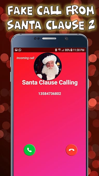 Amazoncom Fake Call From The Santa Clause 2 Fake Caller