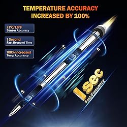 Meat Thermometer Wireless, 800FT WiFi Bluetooth