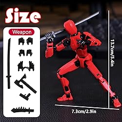 (Assembly Completed) 6 Packs T13 Action Figure