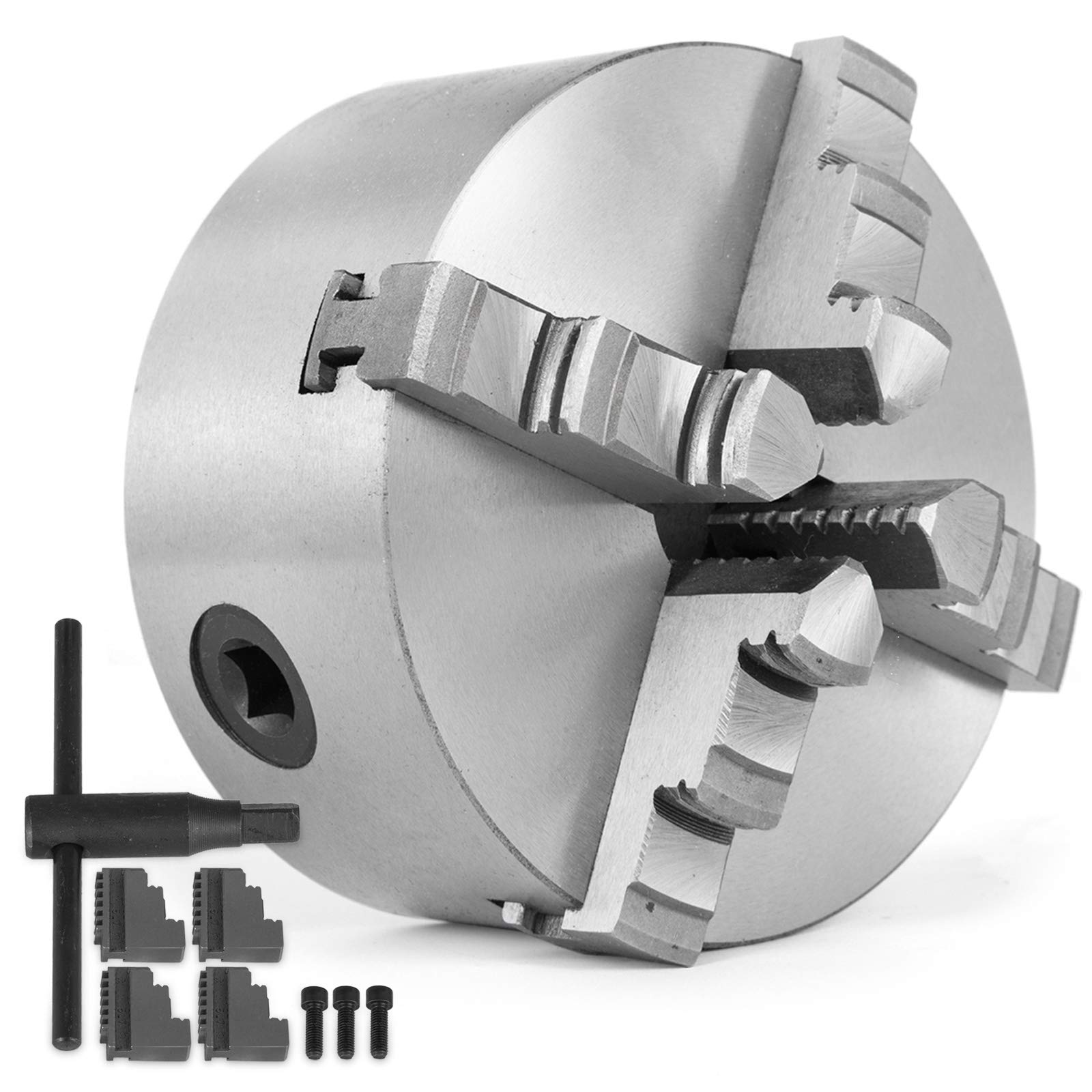 Buy BuoQua 10 Inch 250mm Lathe Chuck Independent Reversible Jaw for