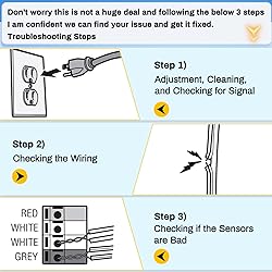 Garage Door Sensor for 41A5034, Garage Door Sensor