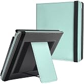 BOZHUORUI Case for Boox Go Color 7 (Gen I,II) &amp; Boox Go 7 B/W, Sage Green | PU Leather Protective Cover,Hard Back Shell Design,Built-in Foldable Stand &amp; Hand Strap,with Auto Sleep/Wake