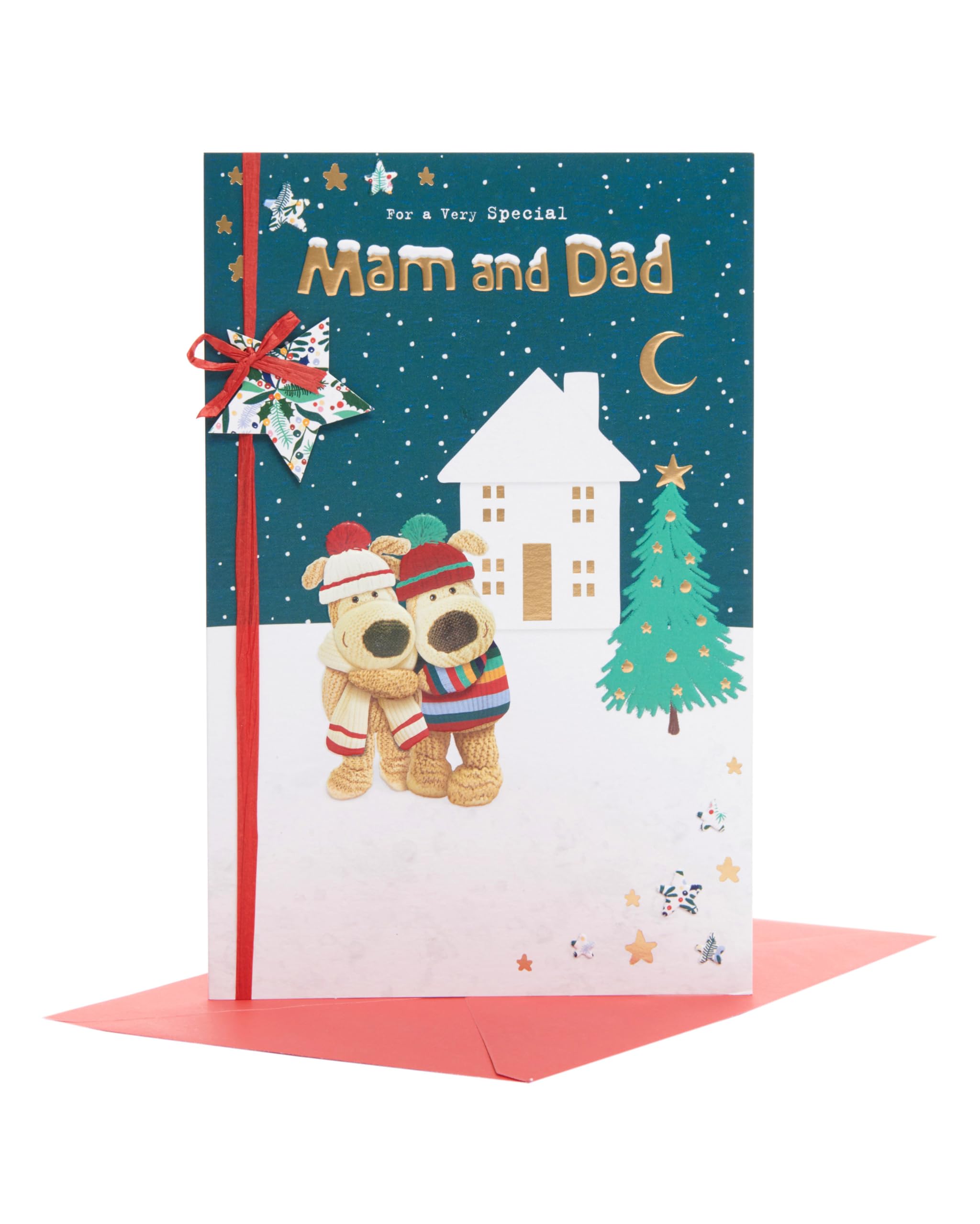 Boofle Christmas Card for Mam & Dad - Cute Design