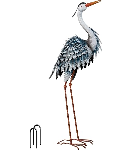 Stupell Industries Egret Bird Wall Plaque – Lily Pad Pond Art, 10”x15”, Made In USA