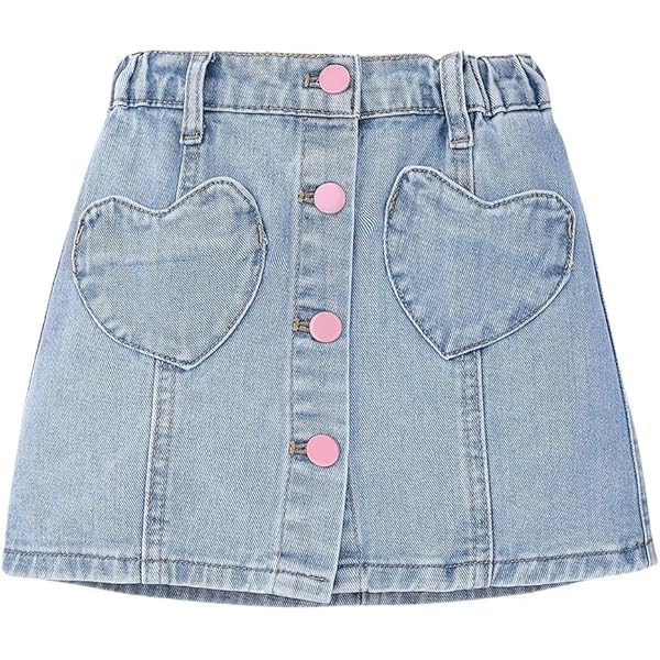 Amazon.com: RoseSeek Girl's High Waisted Button Front Denim