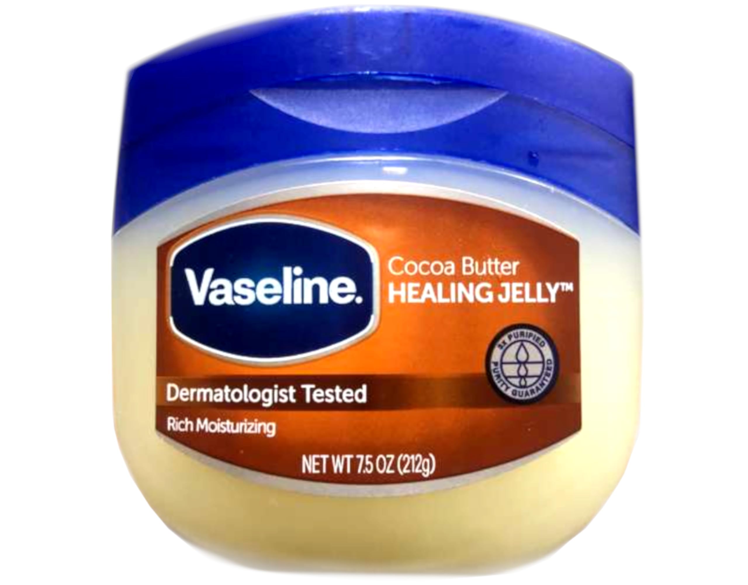Vaseline Rich Conditioning Petroleum Jelly Cocoa Butter, 7.5 Ounces